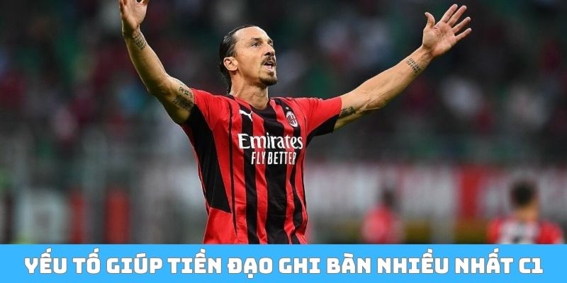 Yếu tố giúp tiền đạo ghi bàn nhiều nhất C1